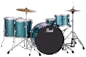 Pearl Roadshow 5 Piece Complete Drum Set With Cymbals Rock