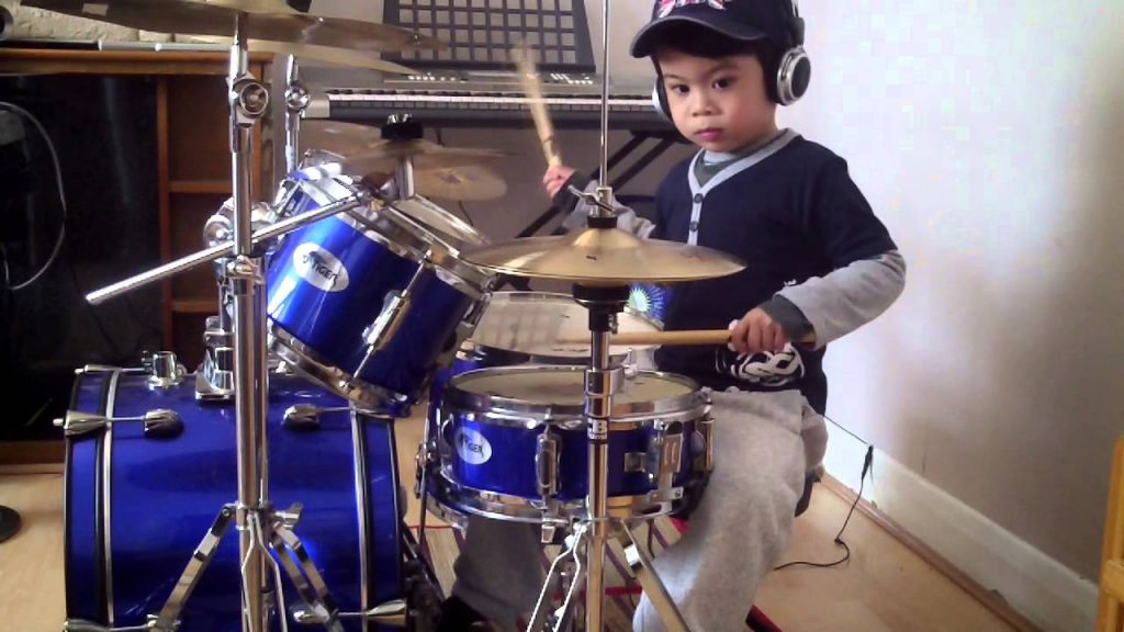 How To Play Drums Kid Playing