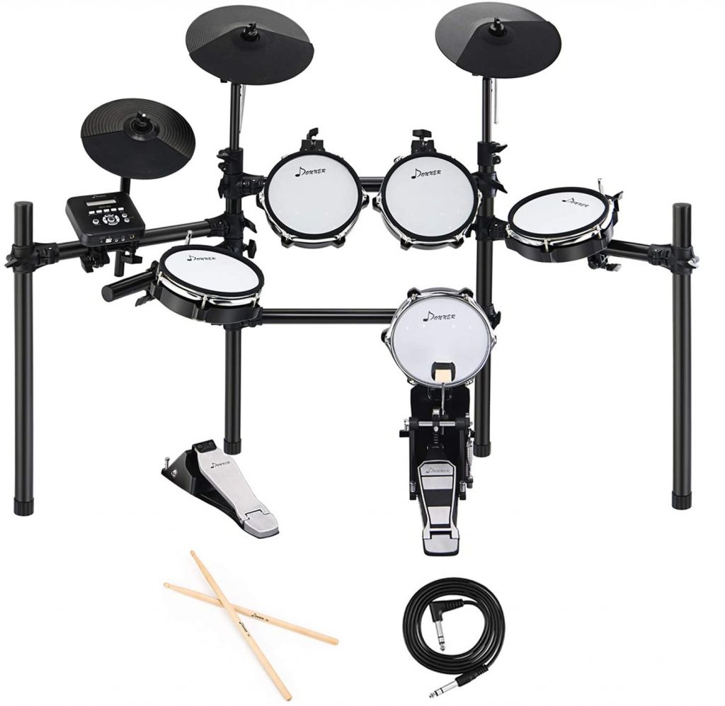 Donner DED 200 Electric Drum Set Kit Electronic | Zero to Drum Donner Ded 200 Electric Drum Set Kit Electronic