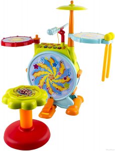 Wolvol Electronic Toy Drum Set