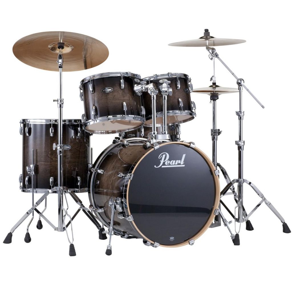 Pearl Vision Drums Black
