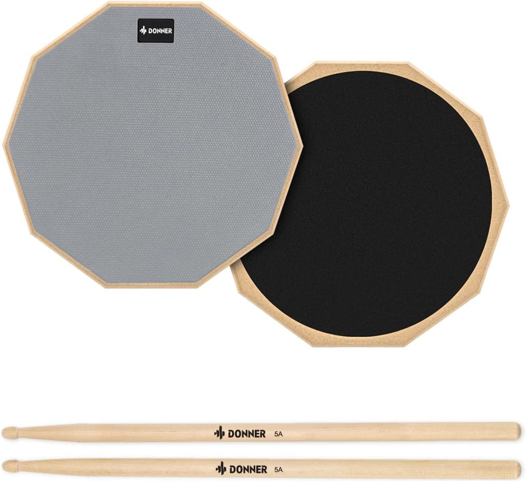 71aVA9ARr6L. AC SL1500 | Zero to Drum Donner Drum Practice Pad 8 Inches