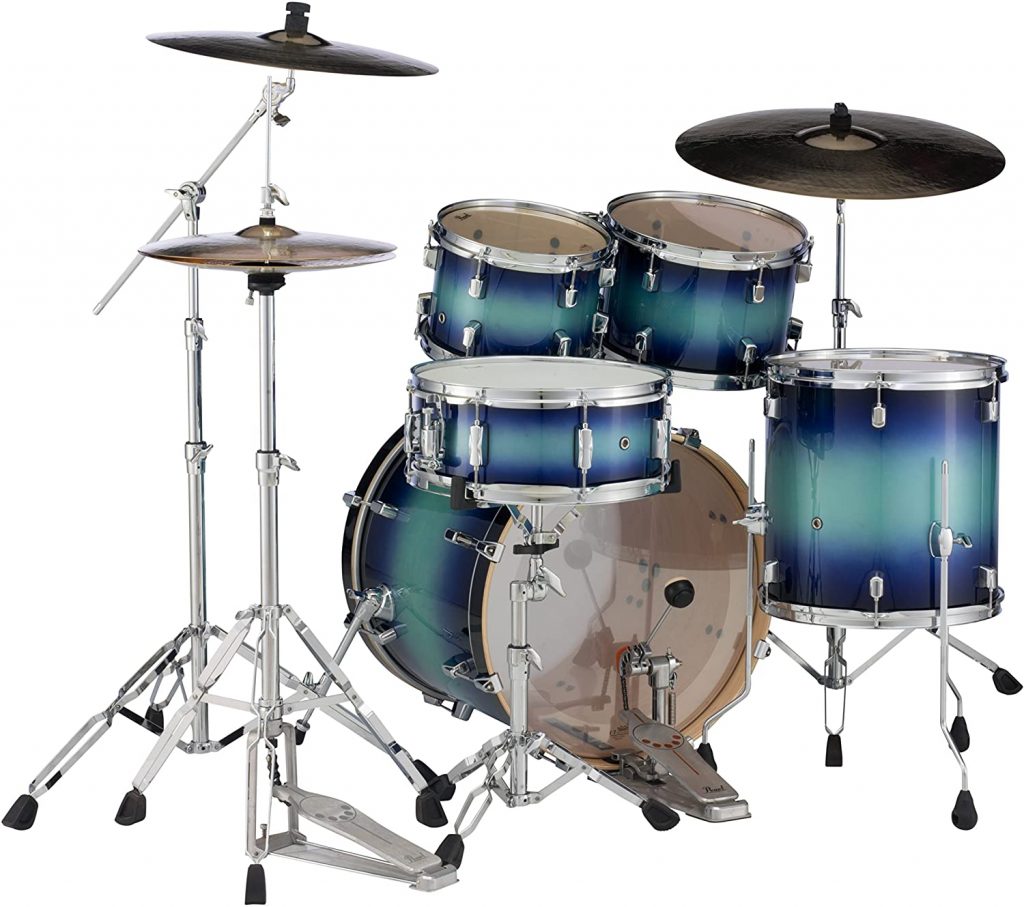 Pearl Decade Maple Drum Set Back
