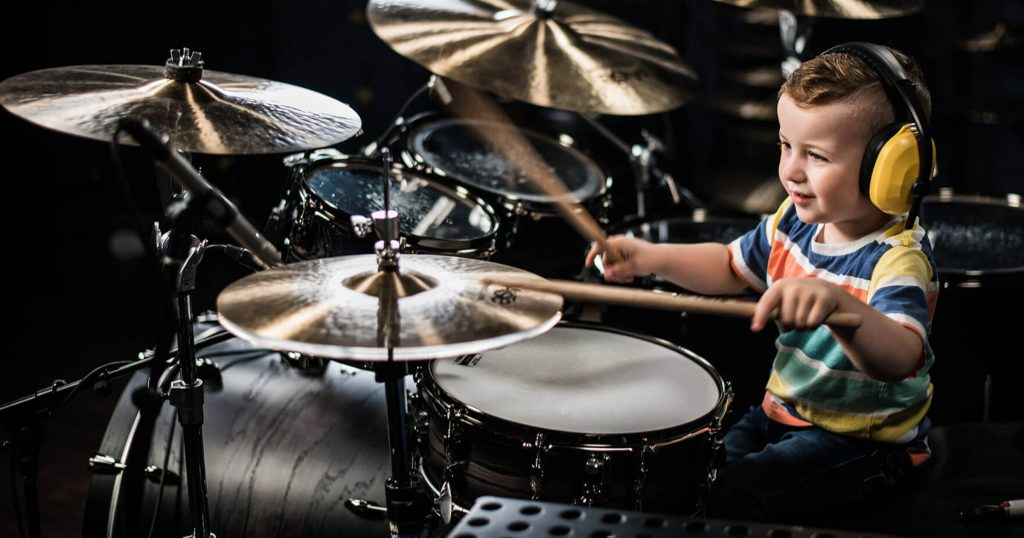Child Drumming