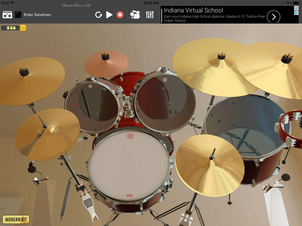 Drum Knee 3d