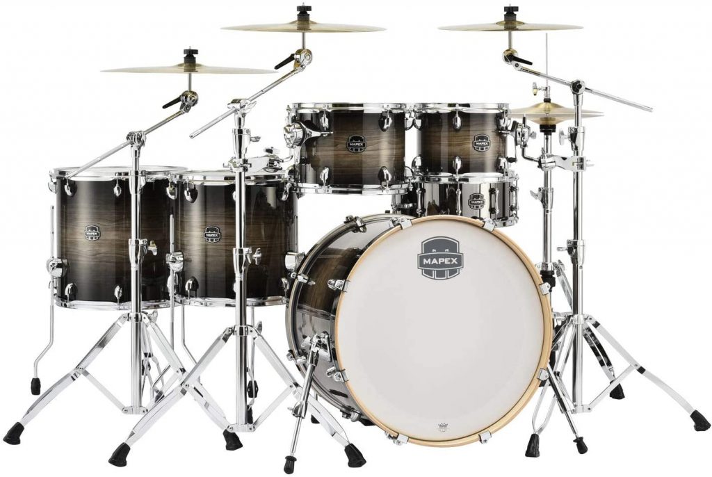 Mapex Armory Series 6 Piece Studioease Shell Pack Black Dawn | Zero to Drum Mapex Armory Series 6 Piece Studioease Shell Pack Black Dawn