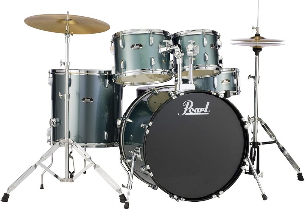Pearl Roadshow 5 Piece Drum Set Charcoal Metallic