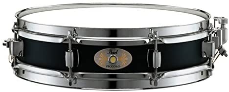 Pearl S1330B 13 X 3 Inches Black Steel Piccolo Snare Drum