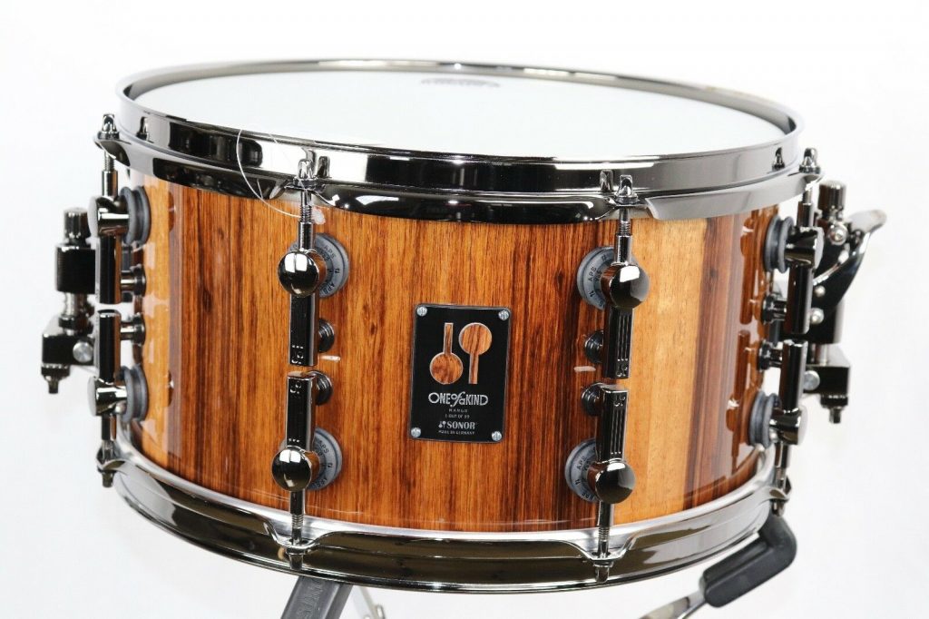 Sonor One Of A Kind Maple or Beech Snare Drum 13 inches x7 inches Mango | Zero to Drum Sonor One Of A Kind Maple Or Beech Snare Drum 13 Inches X7 Inches Mango