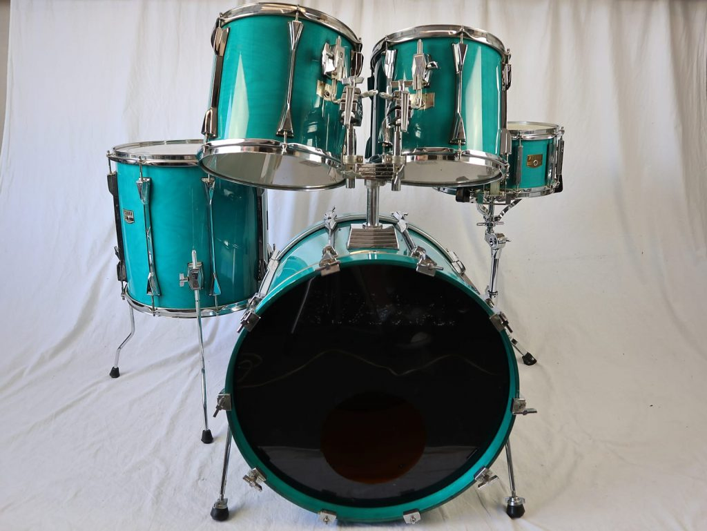 rare vintage tama granstar drum set nile blue made in japan