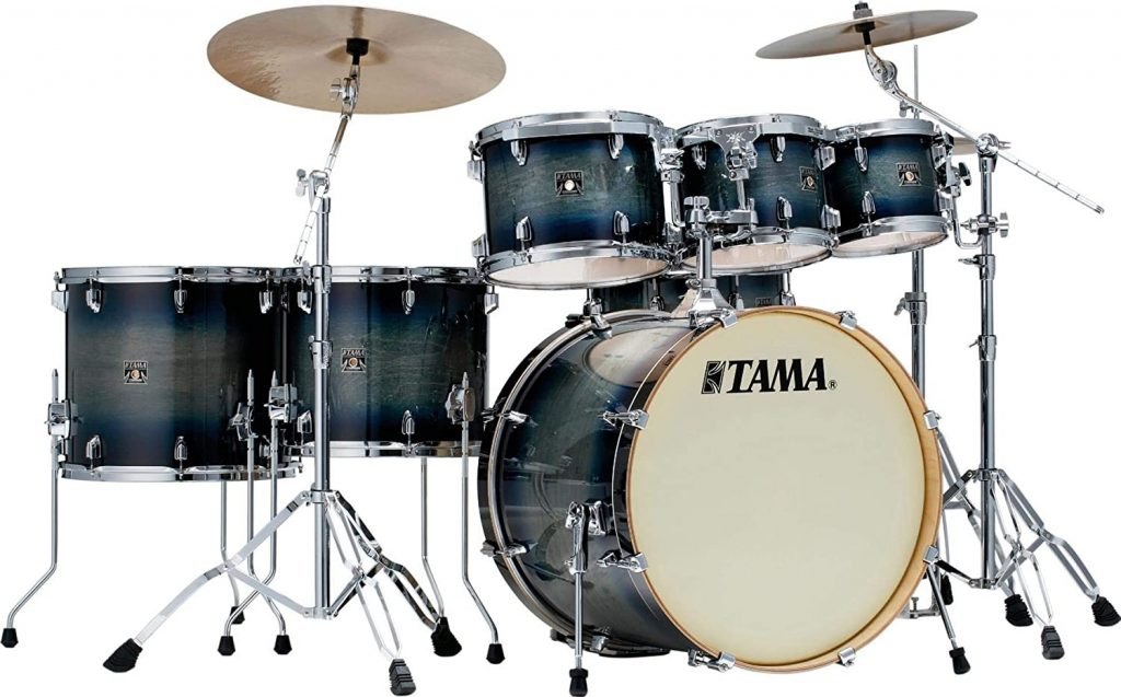 tama superstar classic 7 piece shell pack dark indigo burst
