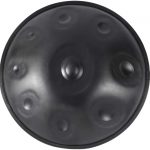 Handpan Steel Hand Drum In D Minor 9 Notes 22 inches56 cm Brozne Surface With Soft Hand Pan Bag d3 A Bb C D E F G A Upgrade Gray | Zero to Drum Handpan Steel Hand Drum In D Minor 9 Notes 22 Inches 56 Cm