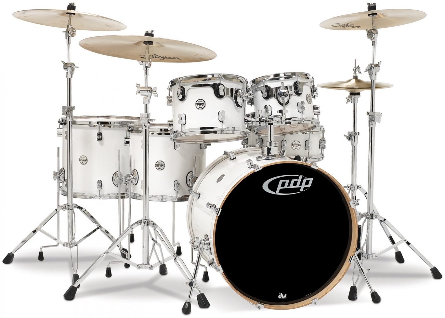 PDP Concept Maple Shell Pack 6 Piece Pearlescent White 1536x1099 