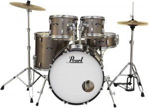 Pearl Roadshow 5 Piece Rock Drums Bronze Metallic