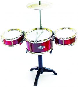 Fun Central Desktop Drum Set Musical Instrument Toy For Kids &Amp; Toddlers Red