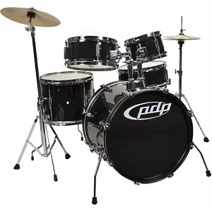 pdp 5 piece junior drum set with hardware & cymbals