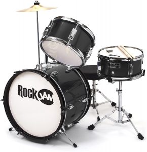 rockjam 3 piece junior drum set