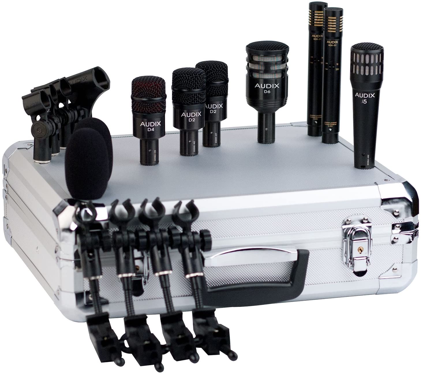 Audix DP7 7 Piece Drum Mic Package | Zero to Drum Audix Dp7 7 Piece Drum Mic Package