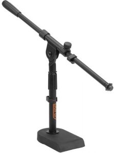 Auray Ms 5340 Kick Drum Guitar Amp Microphone Stand With Boom (Black)