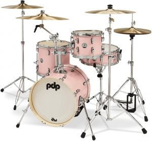 Pdp New Yorker 4 Piece Shell Pack Pale Rose Sparkle