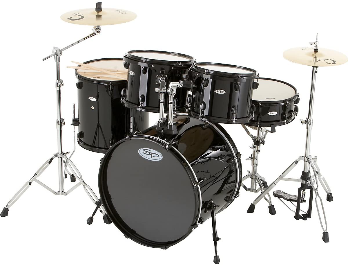 Sound Percussion Labs 5-Piece Drum Set Black | ubicaciondepersonas.cdmx 