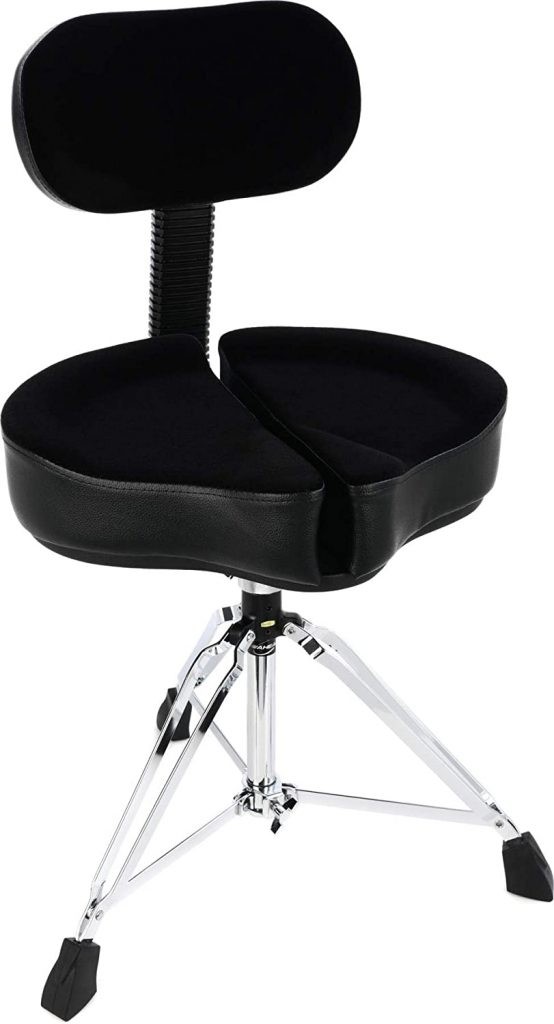 Ahead Spinal G Drum Throne With Backrest Black