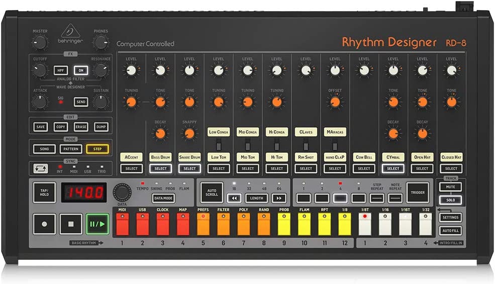 Behringer Rd-8 Drum Machine Best Review Of 2022