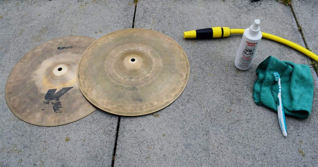 Clean Drum Cymbals