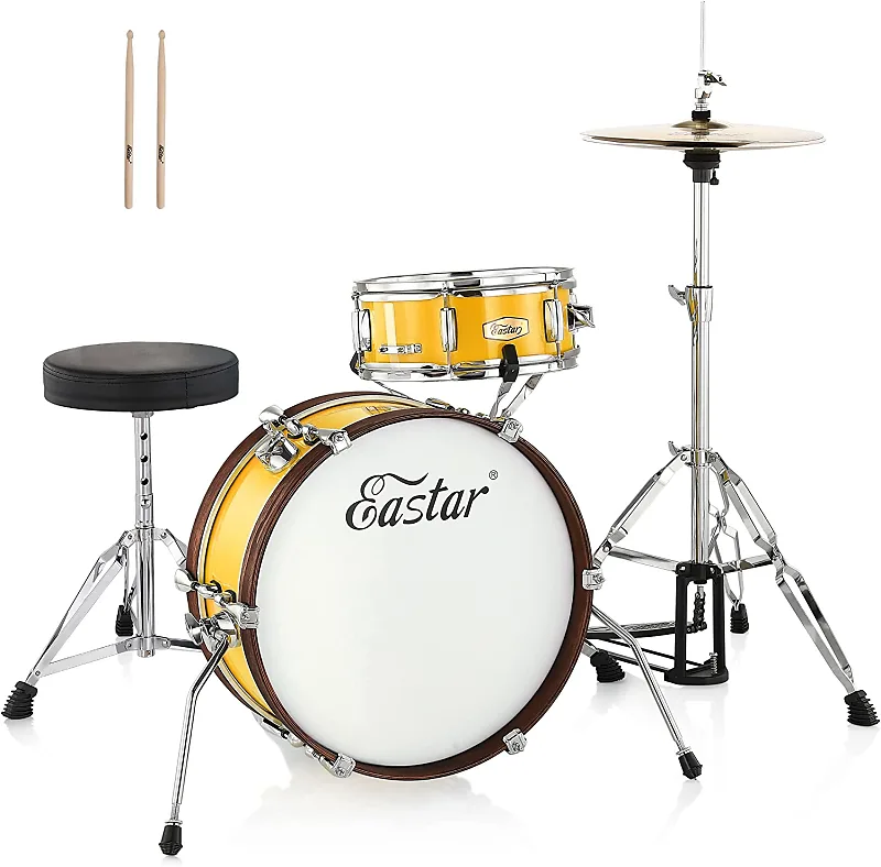Eastar Compact Drum Set- 2-Piece Travel Drum Kit