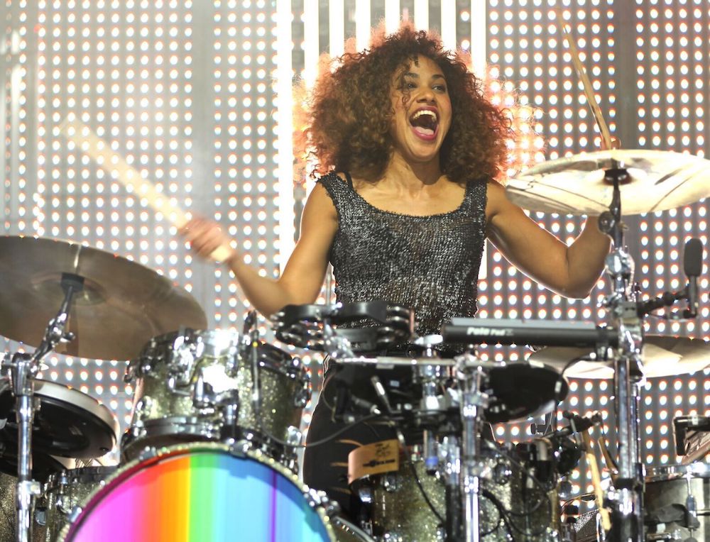 Cherisse Osei As Simple Minds' Drummer