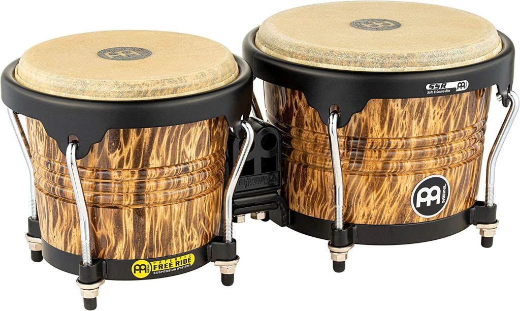 Meinl Percussion Bongos With Rubberwood Stave Shells Free Ride
