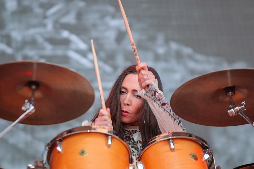 Juanita Parra As Los Jaivas Drummer