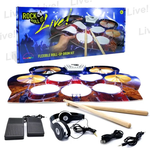 Electronic Drums With Headphones