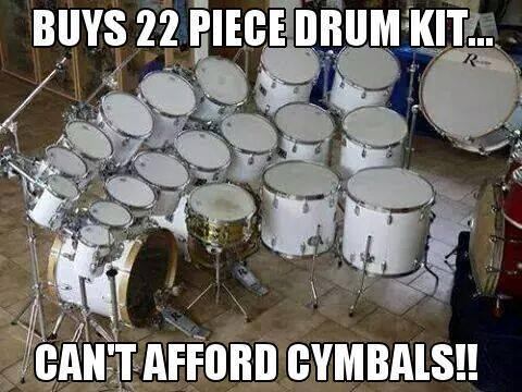 Cant afford cymbals | Zero to Drum Cant Afford Cymbals