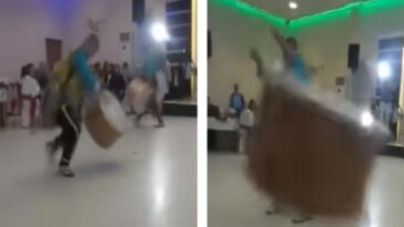 Drummer Throws Drum At Crowd Member Small