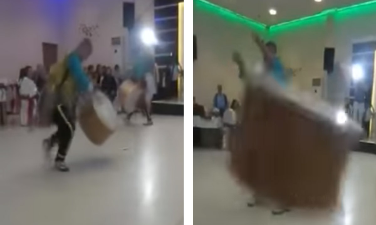 Drummer Throws Drum at Crowd Member small | Zero to Drum Drummer Throws Drum At Crowd Member Small
