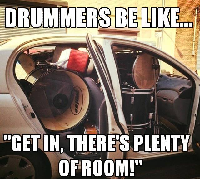 Drummers car | Zero to Drum Drummers Car