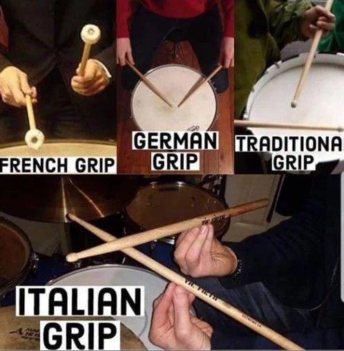 Italian Grip | Zero to Drum Italian Grip