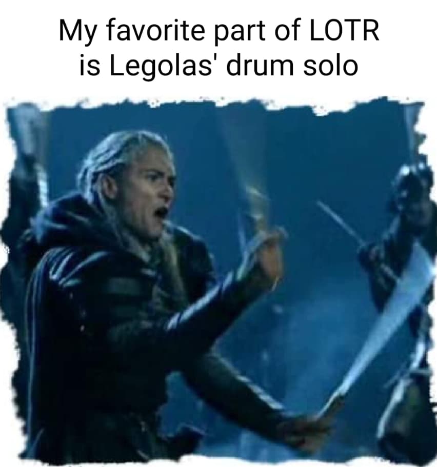 Legolas drumming | Zero to Drum Legolas Drumming
