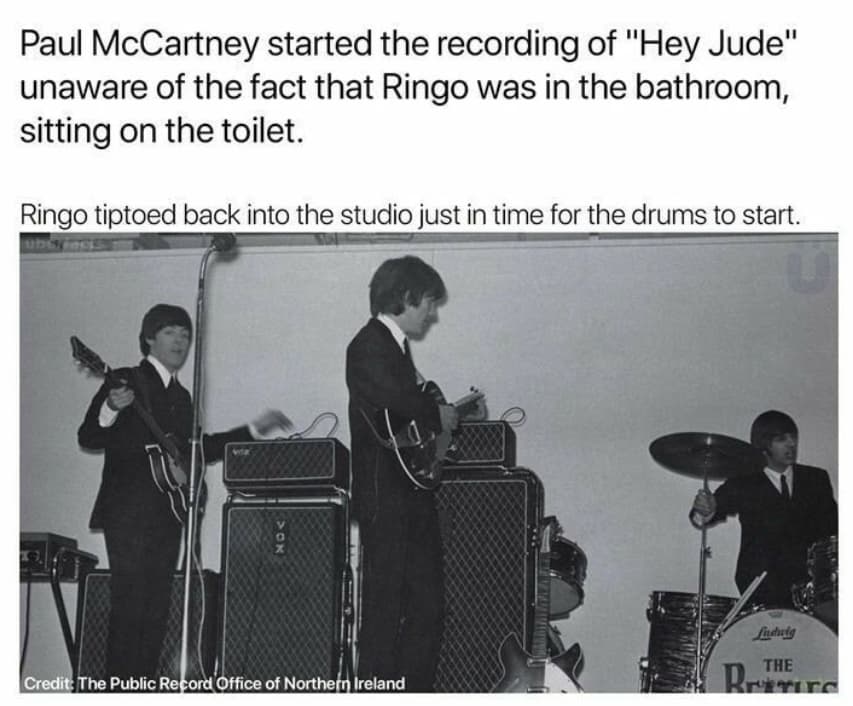 Ringo Starr bathroom | Zero to Drum Ringo Starr Bathroom