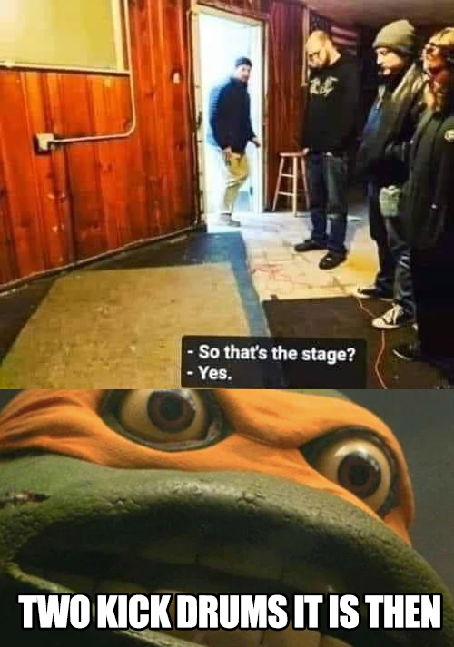 TMNT Two Kick Drums it is then | Zero to Drum Tmnt Two Kick Drums It Is Then