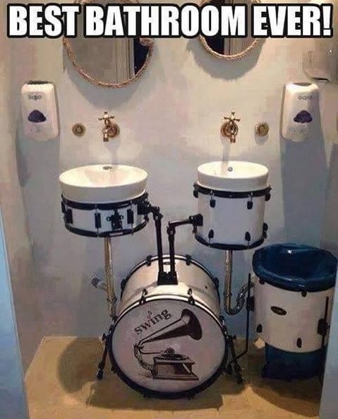 best bathroom ever | Zero to Drum Best Bathroom Ever